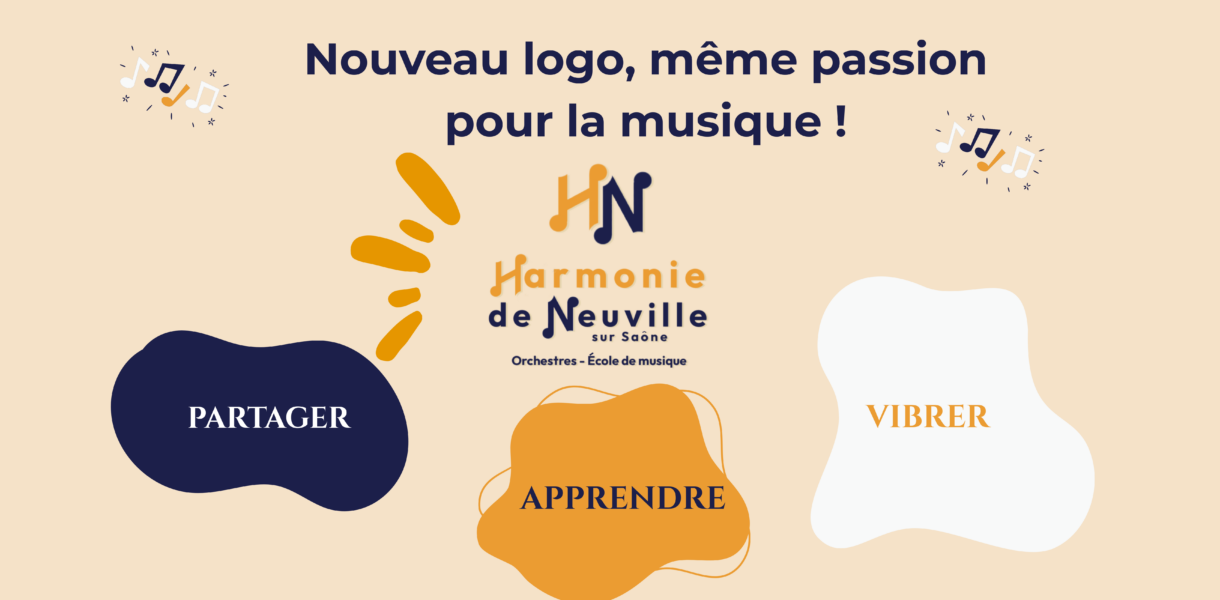 Nouveau logo, même passion pour la musique