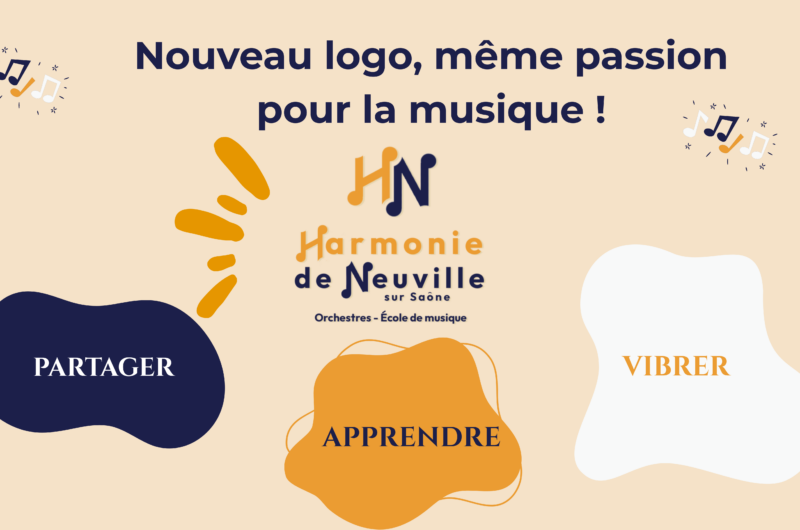 Nouveau logo, même passion pour la musique