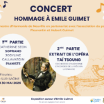 concert hommage Emile GUIMET