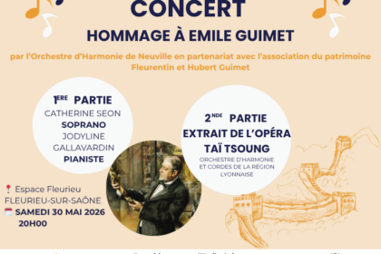 concert hommage Emile GUIMET