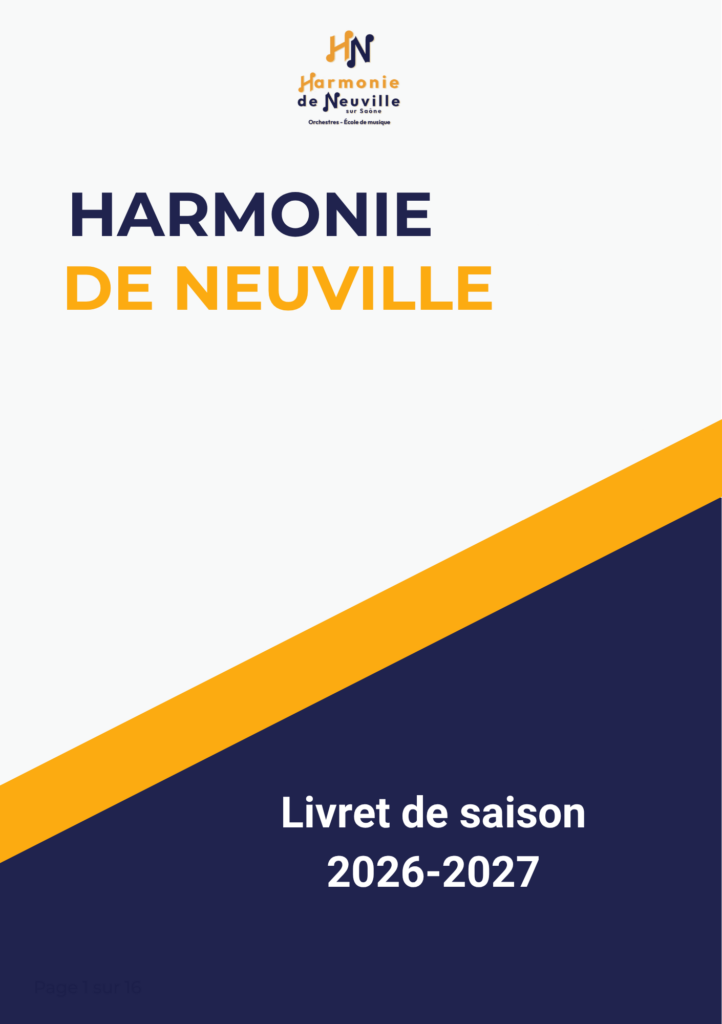 Tarifs école de musique : livret d'accueil 2026-2027